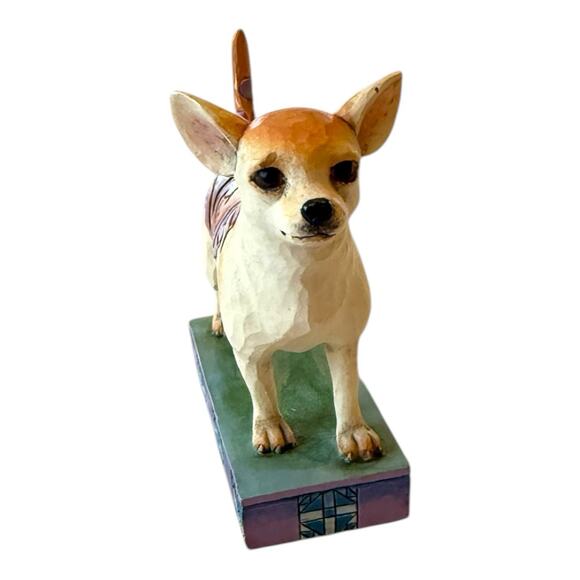 Charo Jim Shore Enesco 3.75x3.75 Chihuahua dog 2012 figurine 4031224 EUC - Picture 2 of 5
